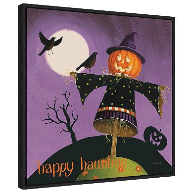 Happy Haunting V By Lisa Audit Framed Canvas Wall Art Print