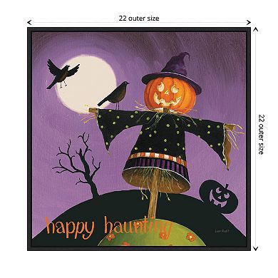 Happy Haunting V By Lisa Audit Framed Canvas Wall Art Print