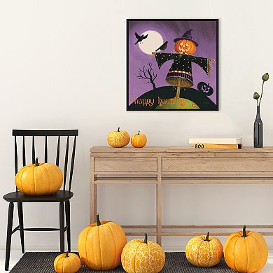Happy Haunting V By Lisa Audit Framed Canvas Wall Art Print