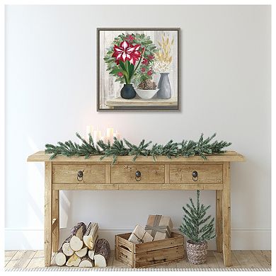 Natural Holiday Light By Julia Purinton Framed Canvas Wall Art Print