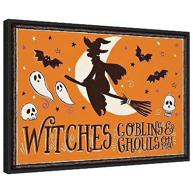 Spooktacular X By Janelle Penner Framed Canvas Wall Art Print