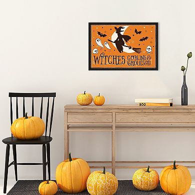 Spooktacular X By Janelle Penner Framed Canvas Wall Art Print