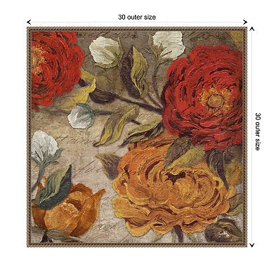 Versailles Bouquet I By Elizabeth Medley Framed Canvas Wall Art Print