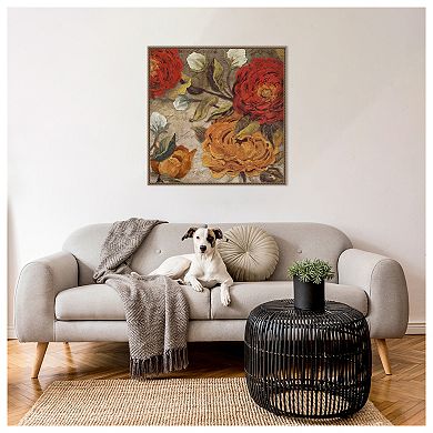 Versailles Bouquet I By Elizabeth Medley Framed Canvas Wall Art Print