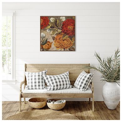 Versailles Bouquet I By Elizabeth Medley Framed Canvas Wall Art Print