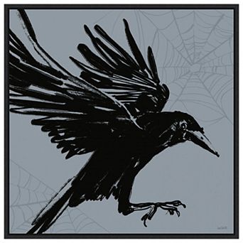 Haunted Halloween Vi By Anne Tavoletti Framed Canvas Wall Art Print