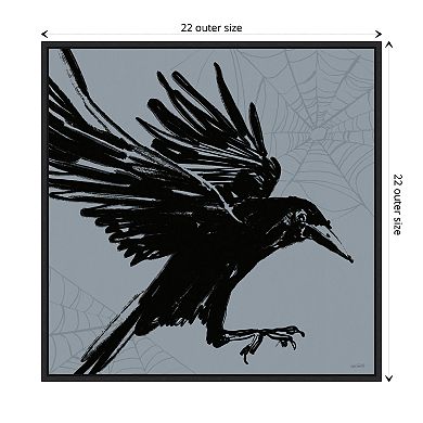 Haunted Halloween Vi By Anne Tavoletti Framed Canvas Wall Art Print