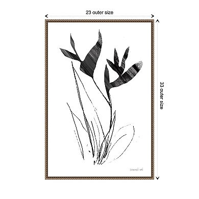 Paradise Botanicals I By Danhui Nai Framed Canvas Wall Art Print