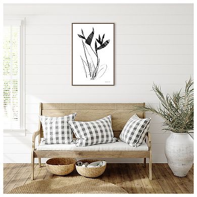 Paradise Botanicals I By Danhui Nai Framed Canvas Wall Art Print
