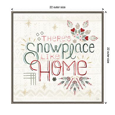 Winter Moment Viii By Dina June Framed Canvas Wall Art Print