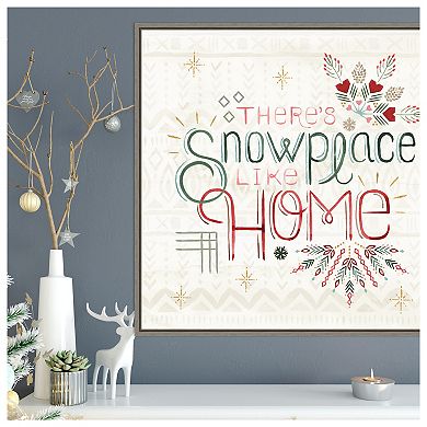 Winter Moment Viii By Dina June Framed Canvas Wall Art Print