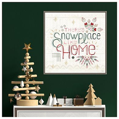 Winter Moment Viii By Dina June Framed Canvas Wall Art Print