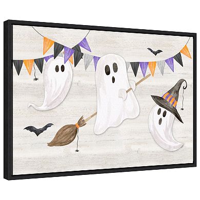 Sit A Spell Landscape I By Tara Reed Framed Canvas Wall Art Print