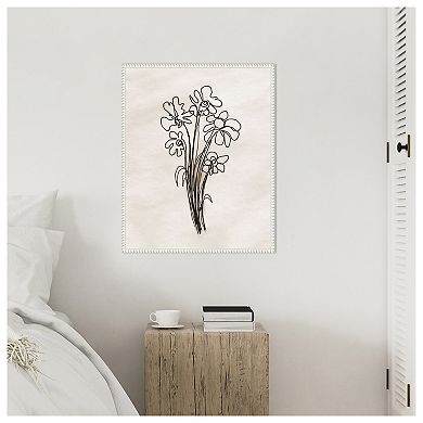 Native Flowers By Dan Meneely Framed Canvas Wall Art Print
