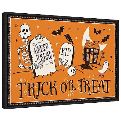 Spooktacular Xi By Janelle Penner Framed Canvas Wall Art Print