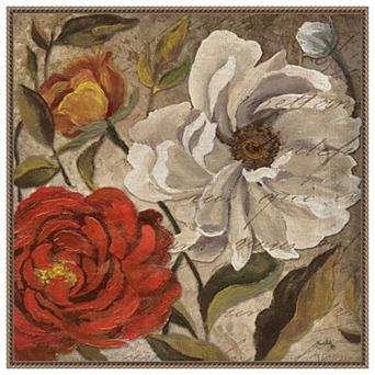 Versailles Bouquet Ii By Elizabeth Medley Framed Canvas Wall Art Print