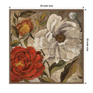 Versailles Bouquet Ii By Elizabeth Medley Framed Canvas Wall Art Print