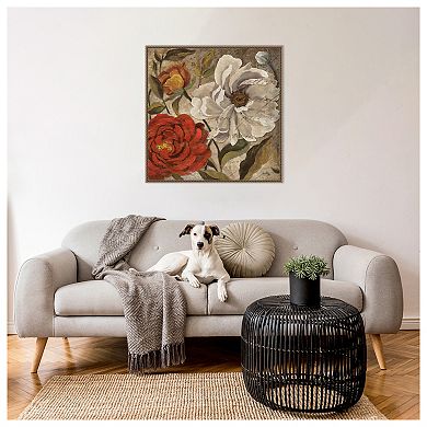 Versailles Bouquet Ii By Elizabeth Medley Framed Canvas Wall Art Print