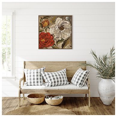 Versailles Bouquet Ii By Elizabeth Medley Framed Canvas Wall Art Print