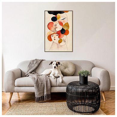 The Loving No 2 By Treechild Framed Canvas Wall Art Print