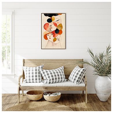 The Loving No 2 By Treechild Framed Canvas Wall Art Print