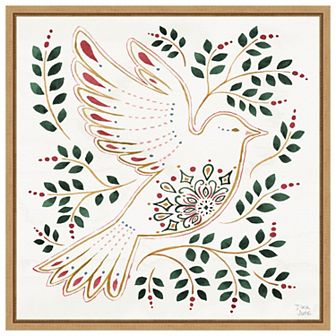 Holiday Sparkle Viii By Dina June Framed Canvas Wall Art Print