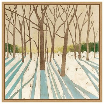 Winter Shadows I By Megan Meagher Framed Canvas Wall Art Print