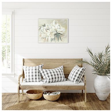 Soft Bouquet By Patricia Pinto Framed Canvas Wall Art Print