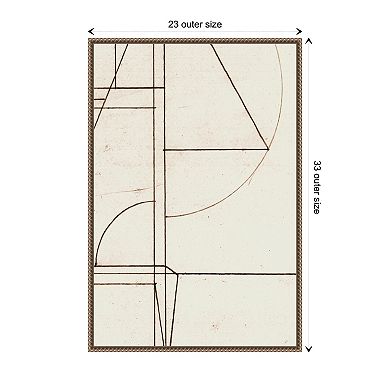 Minmod No2 By Dan Hobday Framed Canvas Wall Art Print