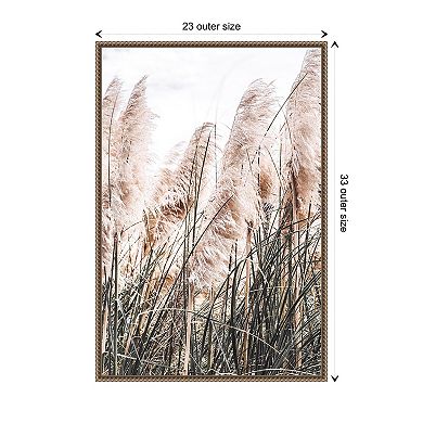 Pampas Grass By Incado Framed Canvas Wall Art Print