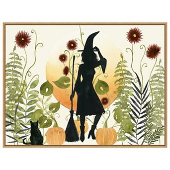 The Witchs Garden Ii By Grace Popp Framed Canvas Wall Art Print