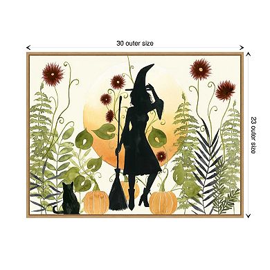 The Witchs Garden Ii By Grace Popp Framed Canvas Wall Art Print