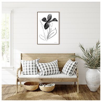 Paradise Plants Ii By Danhui Nai Framed Canvas Wall Art Print