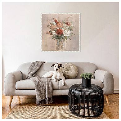 Russet Bouquet By Danhui Nai Framed Canvas Wall Art Print