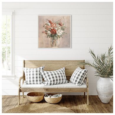 Russet Bouquet By Danhui Nai Framed Canvas Wall Art Print