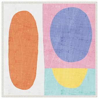 Pastel I By Wild Apple Portfolio Framed Canvas Wall Art Print