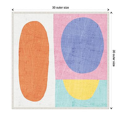 Pastel I By Wild Apple Portfolio Framed Canvas Wall Art Print