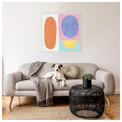 Pastel I By Wild Apple Portfolio Framed Canvas Wall Art Print