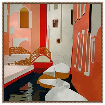 Venice Ii By Ana Rut Bre Framed Canvas Wall Art Print