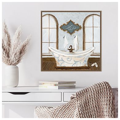 Villa Bath I By Gina Ritter Framed Canvas Wall Art Print