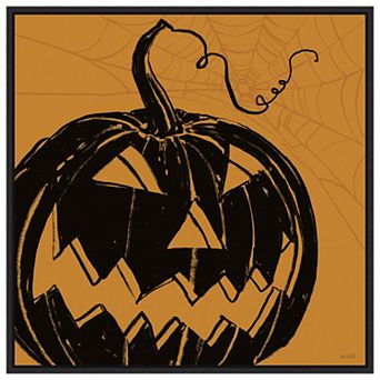 Haunted Halloween Xii By Anne Tavoletti Framed Canvas Wall Art Print