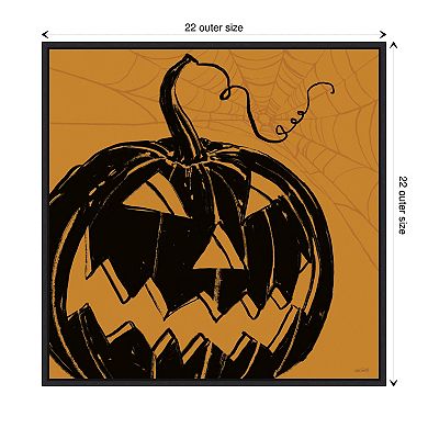 Haunted Halloween Xii By Anne Tavoletti Framed Canvas Wall Art Print