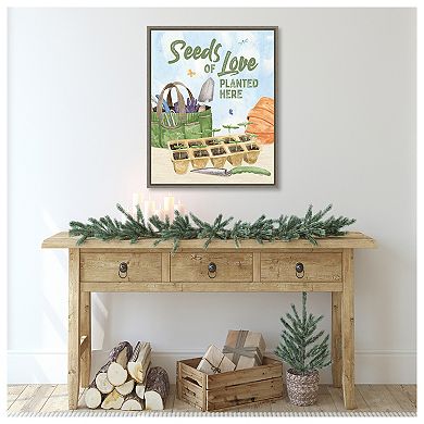 Spring In My Garden Xxiii By Tara Reed Framed Canvas Wall Art Print