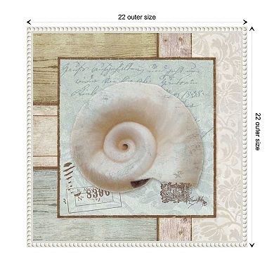 Traveling By Sea Ii By Elizabeth Medley Framed Canvas Wall Art Print