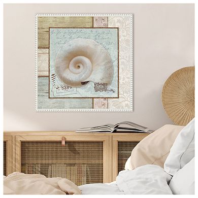 Traveling By Sea Ii By Elizabeth Medley Framed Canvas Wall Art Print