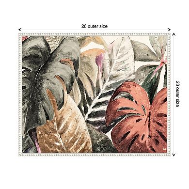 Neutral Mystic Garden Ii By Patricia Pinto Framed Canvas Wall Art Print