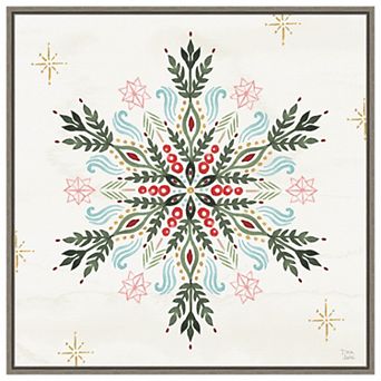 Winter Moment Xi By Dina June Framed Canvas Wall Art Print