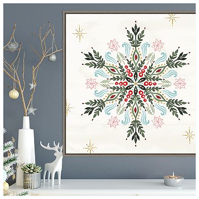 Winter Moment Xi By Dina June Framed Canvas Wall Art Print
