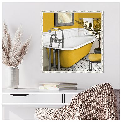Sunny Bath I By Elizabeth Medley Framed Canvas Wall Art Print