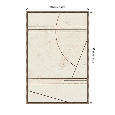 Minmod No1 By Dan Hobday Framed Canvas Wall Art Print